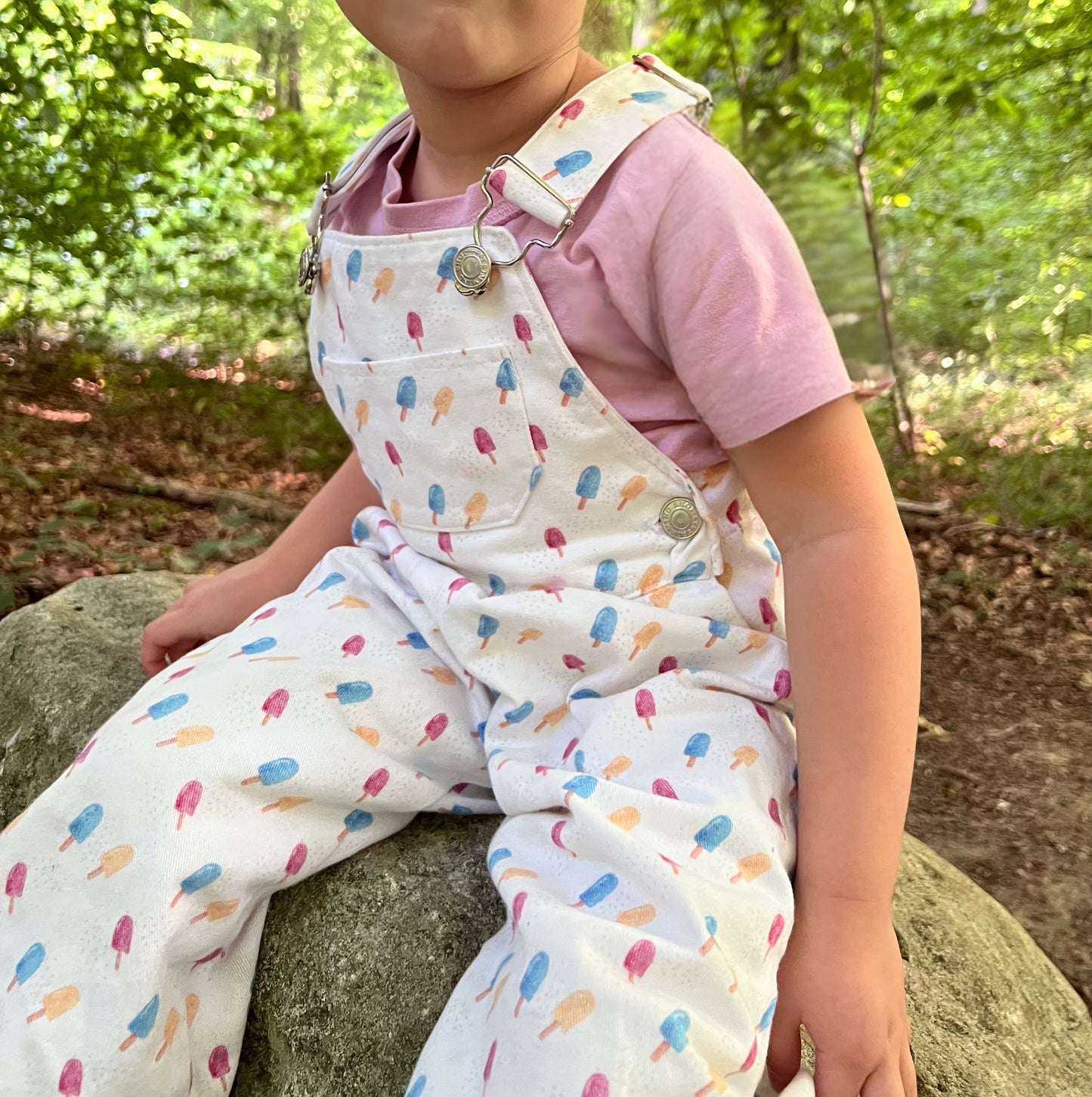 Ice lolly Dungarees - 100% Cotton *Made to Order*