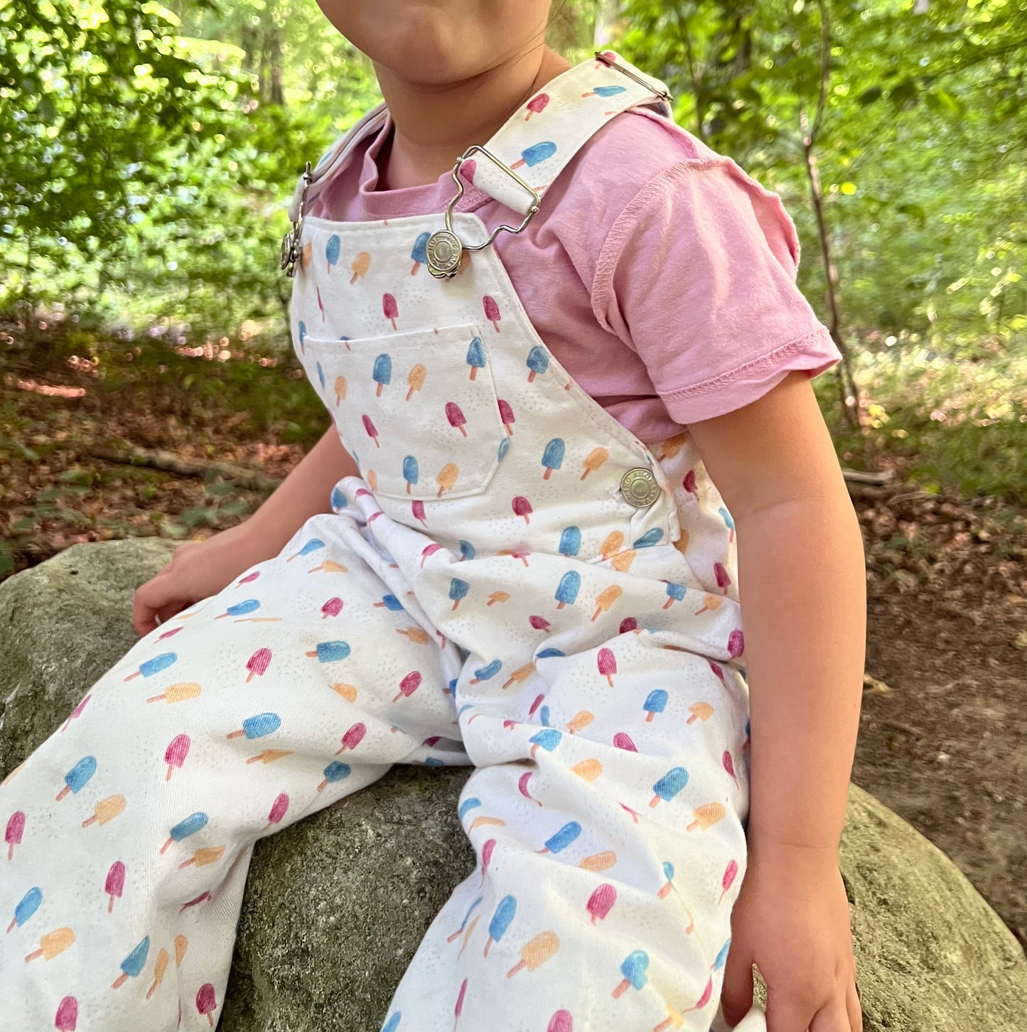 Ice lolly Dungarees - 100% Cotton *Made to Order*