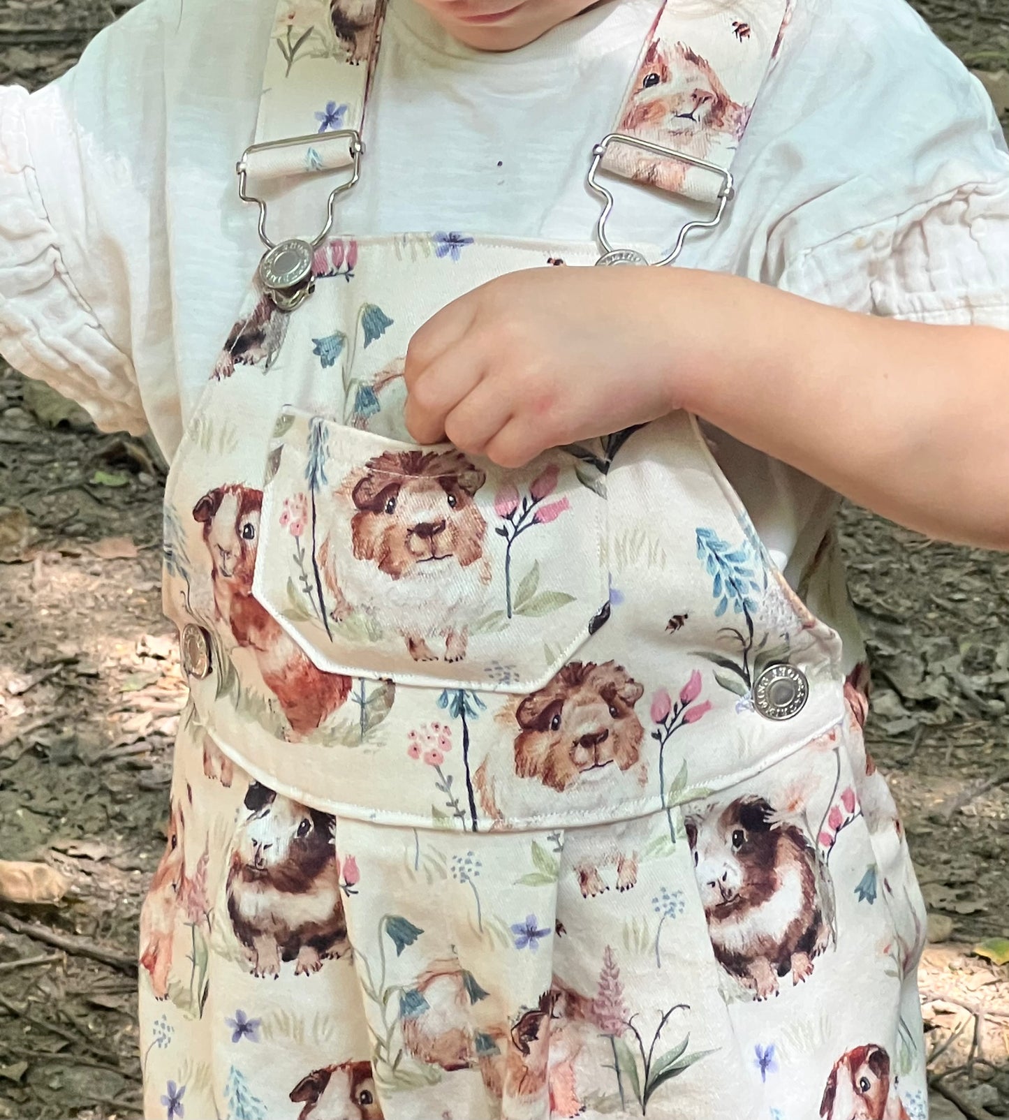 Guinea Pig Dungarees - 100% Cotton *Made to Order*