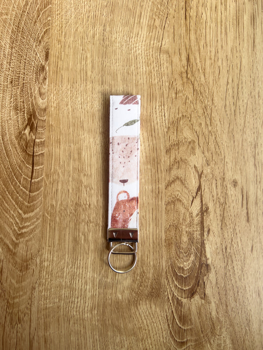 Woodland Friends Wristlet Keyring