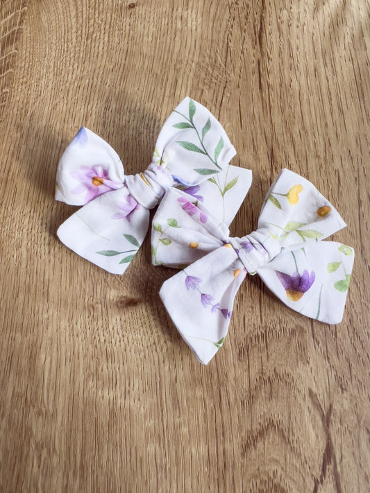 Wildflower Hair Bows (single bow)