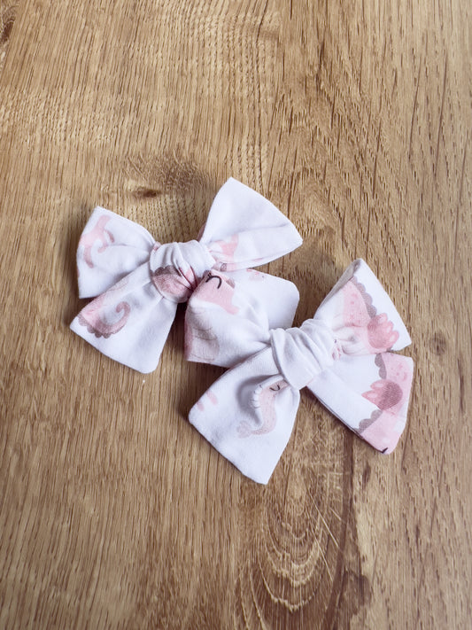 Seahorse Hair Bows (single bow)