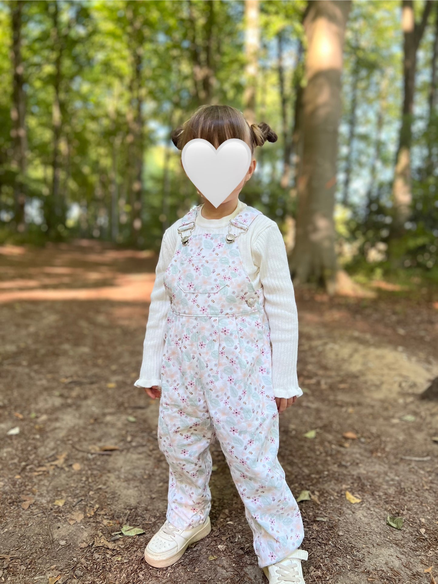Flower Dungarees - 100% Cotton *Made to Order*