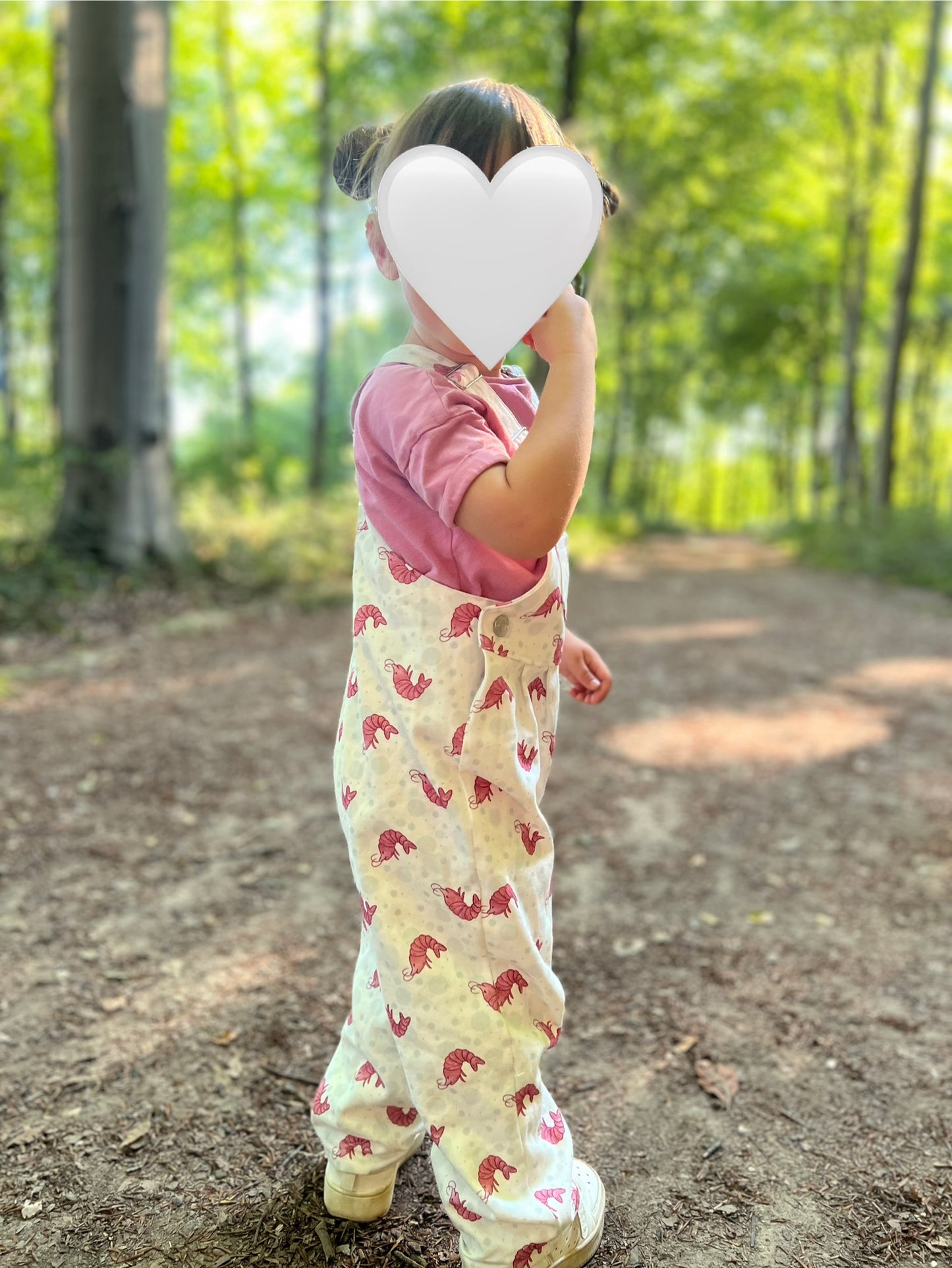 Shrimp Dungarees - 100% Cotton *Made to Order*