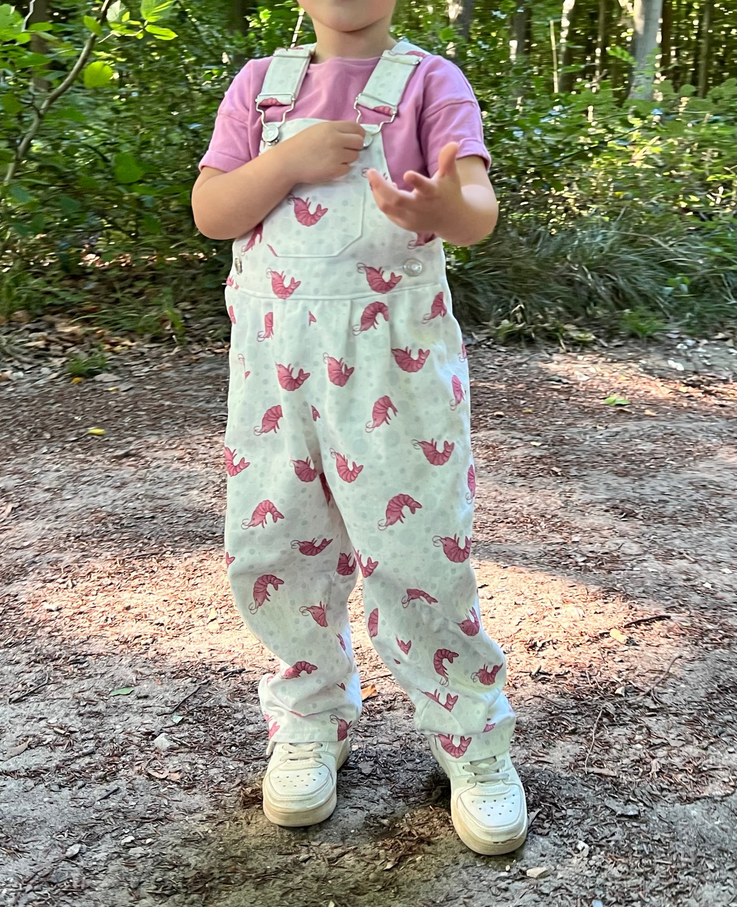 Shrimp Dungarees - 100% Cotton *Made to Order*